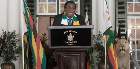 President Emmerson Mnangagwa says those who are not happy with the Zimbabwean election result  can dispute it in court