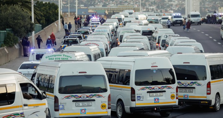 Stun grenades, tear gas and gridlock hit Cape Town in taxi clash with officials