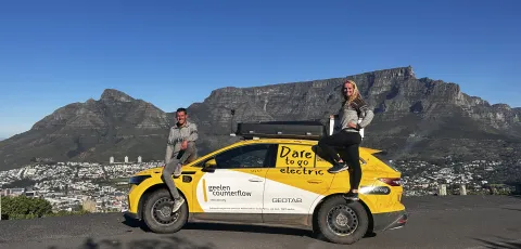 From the Netherlands to Cape Town in an electric car powered by the African sun
