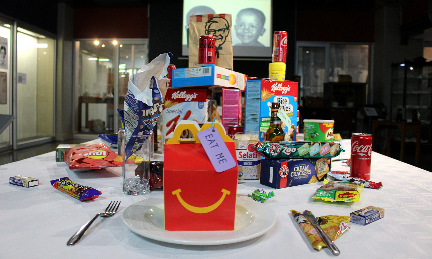 brands and products at the exhibition, ultra-processed food