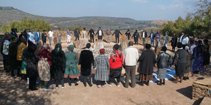 A ceremony helps families repatriate spirits of loved ones murdered by apartheid cops