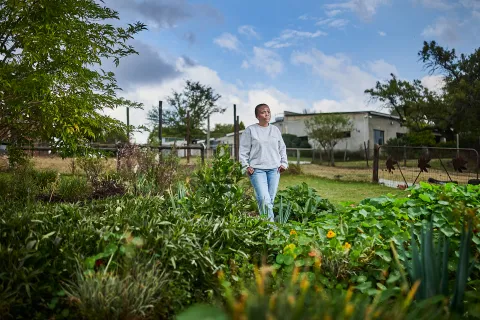 Manti Maifadi — from fairytale beginnings to nurturing hope and fostering growth through vegetable gardens  
