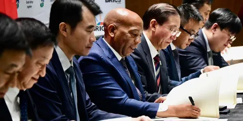 Ramokgopa inks deal with Chinese firms to fix energy crisis – and urges them to ‘work with speed’