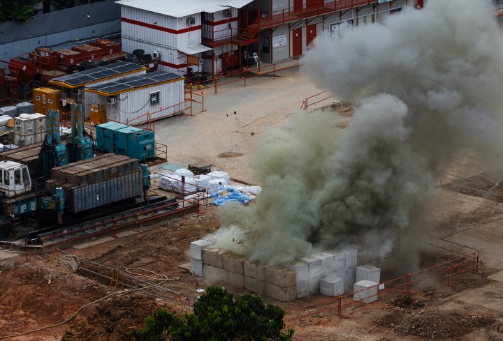 Singapore blows up 100kg World War Two bomb