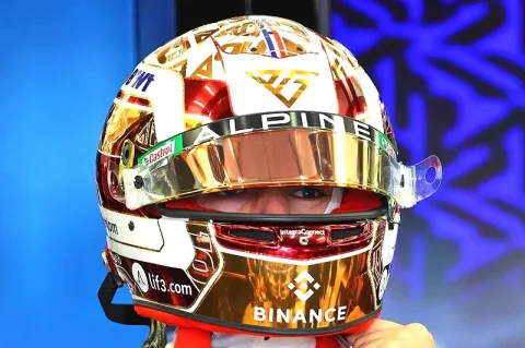 Binance announces helmet design contest in partnership with Alpine F1 driver Pierre Gasly
