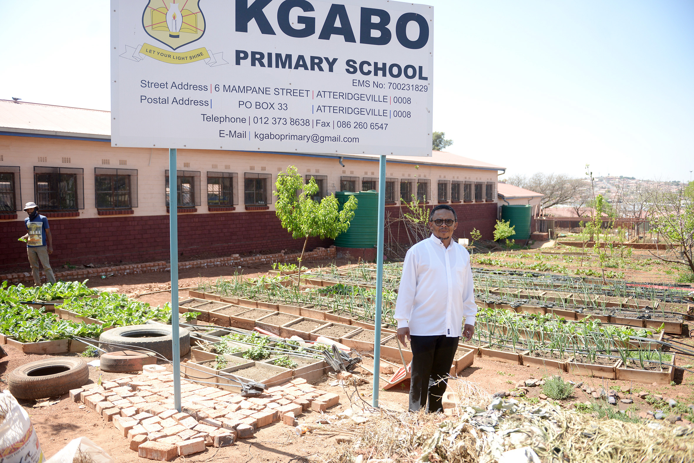 tshwane schools food gardens Kgabo