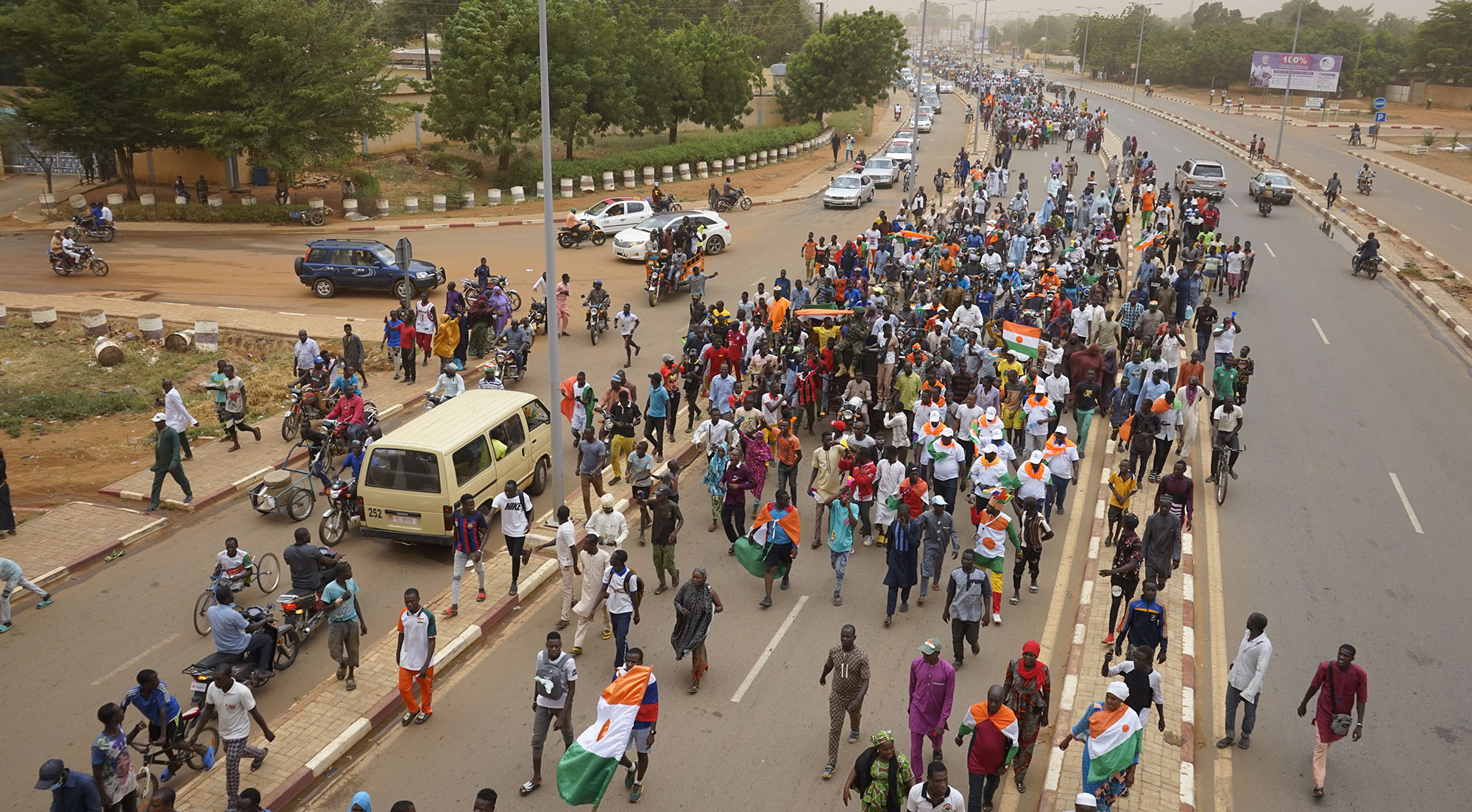 rally in Niamey, Niger