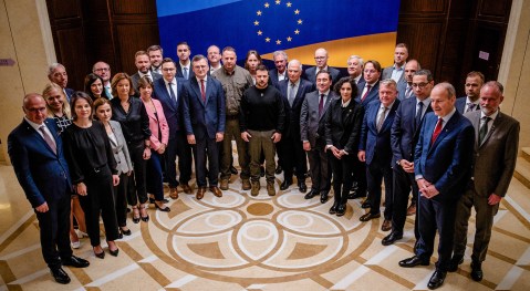 EU foreign ministers convene historic meeting in Kyiv; allies fret after US Congress jettisons aid