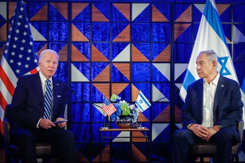 Arriving in Israel, Biden says Gaza hospital blast appears to have been caused by ‘the other team’
