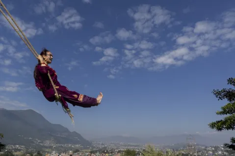 Nepal celebrates the Dashain festival, and more from around the world