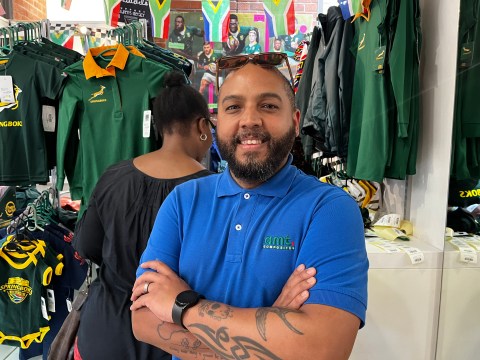 ‘Go Bokke!’ Fan jerseys, nerves and excitement in Cape Town ahead of Rugby World Cup final