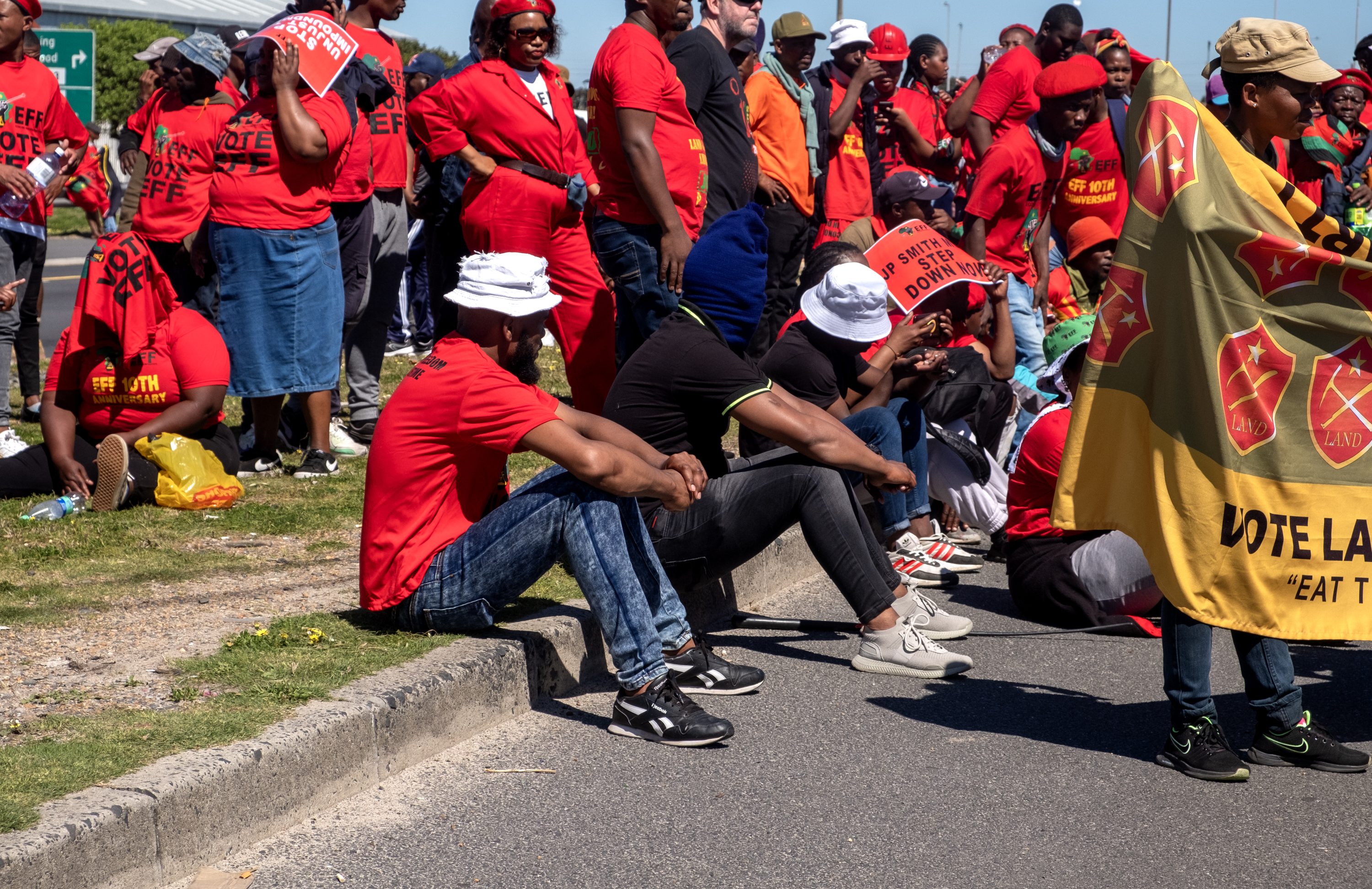 EFF members resting