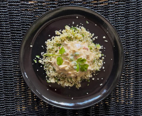What’s cooking today: Asian chicken mayo with coriander-lemon couscous
