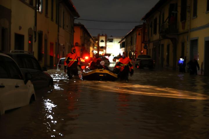 Five killed as floods hit Italy’s Tuscany region