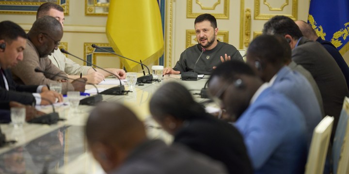 Ukraine can rest only once it has expelled Russia, Zelensky tells African journalists
