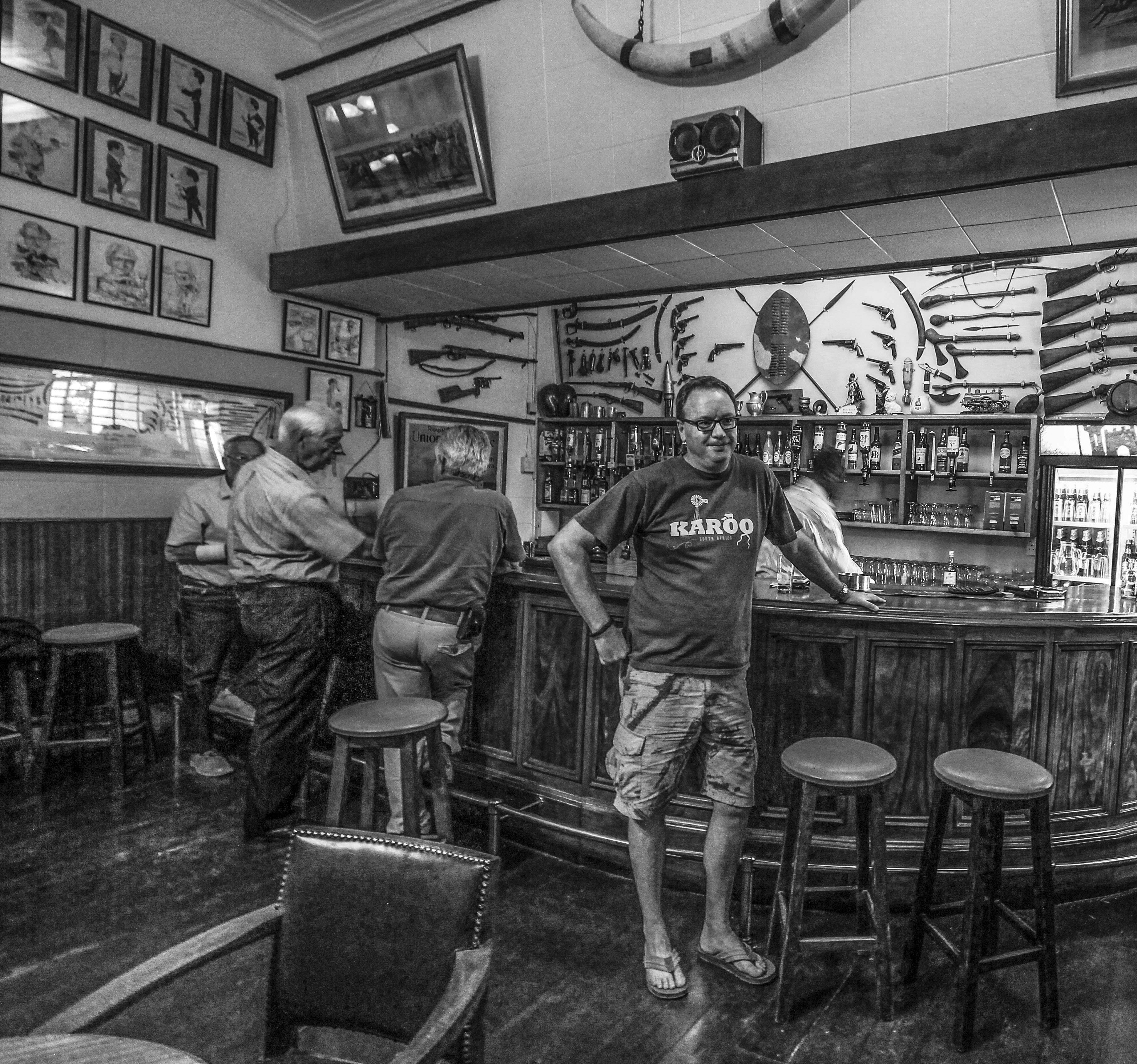 The Graaff-Reinet Club, where locals gather in numbers on Friday nights. Image: Chris Marais