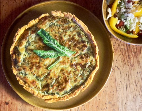 What’s cooking today: Rustic spinach & feta quiche in your air fryer