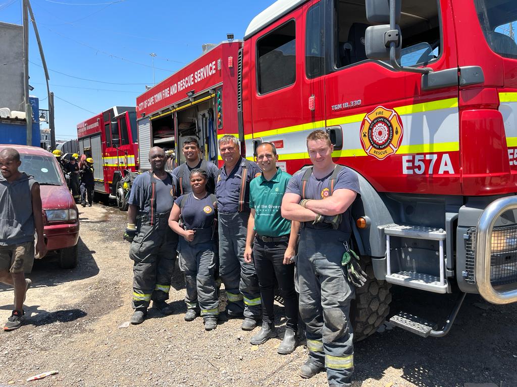 Gift of the Givers, firefighters in Killarney Gardens