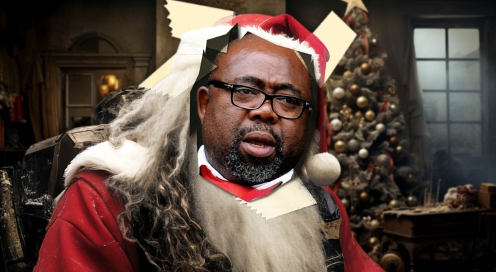 Forget Santa Claus for he is an enemy agent — behold Santa Thulas, firepool man and saviour of the unemployed