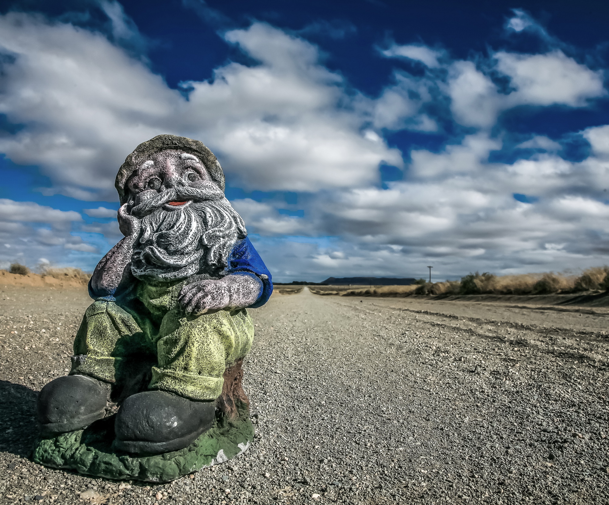 Every day is Casual Friday here in the platteland, and people are also remarkably tolerant of garden gnomes. Image: Chris Marais