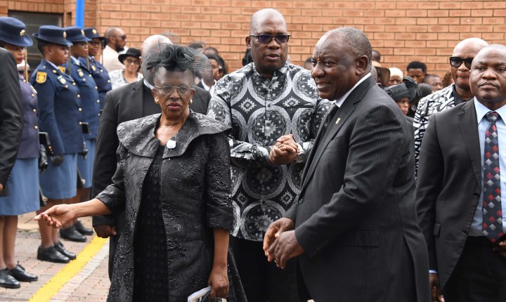‘Apartheid police feared that camera’ — Mbeki, Ramaphosa attend photographer Peter Magubane’s funeral