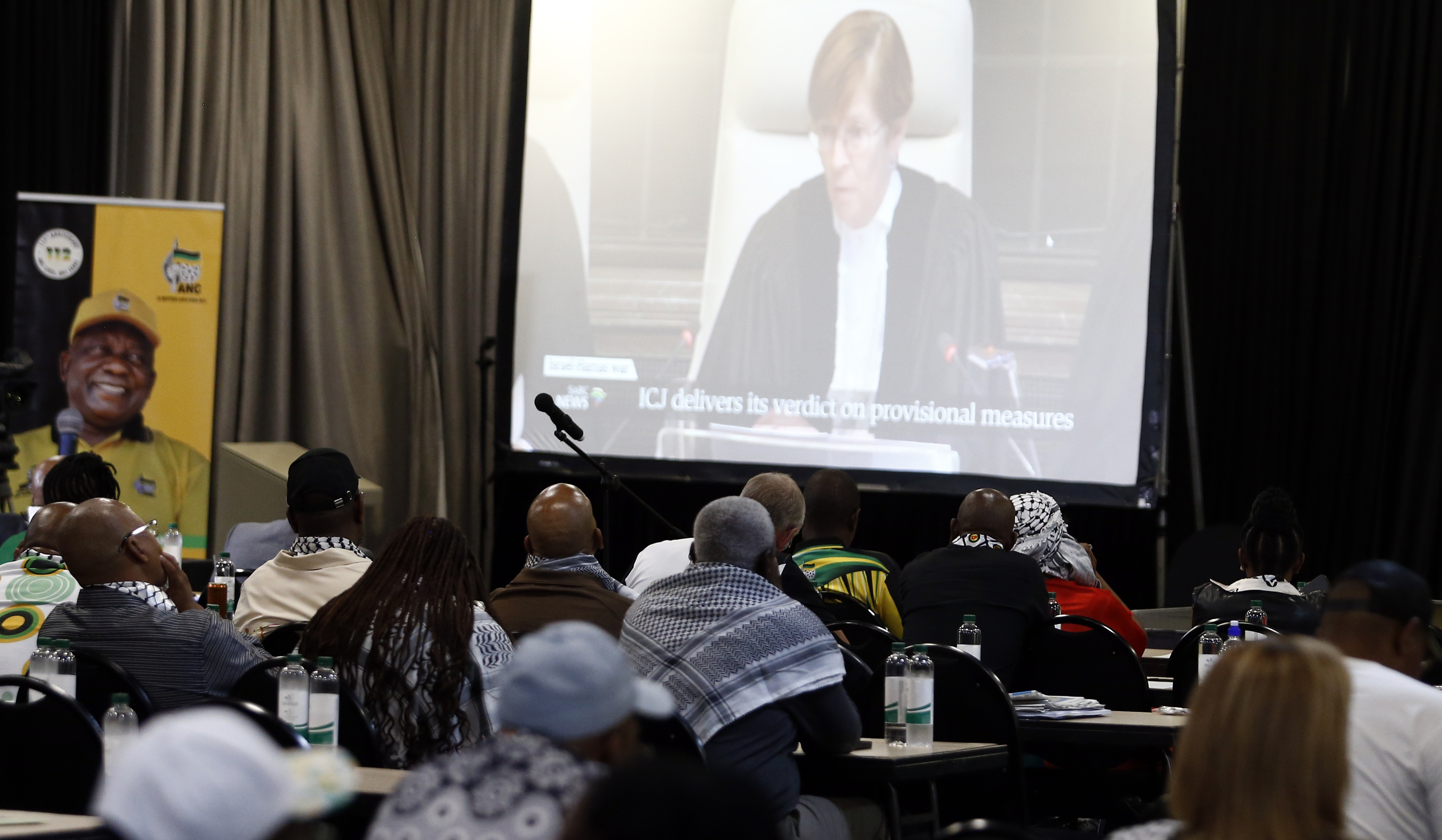 ANC members, ICJ genocide case