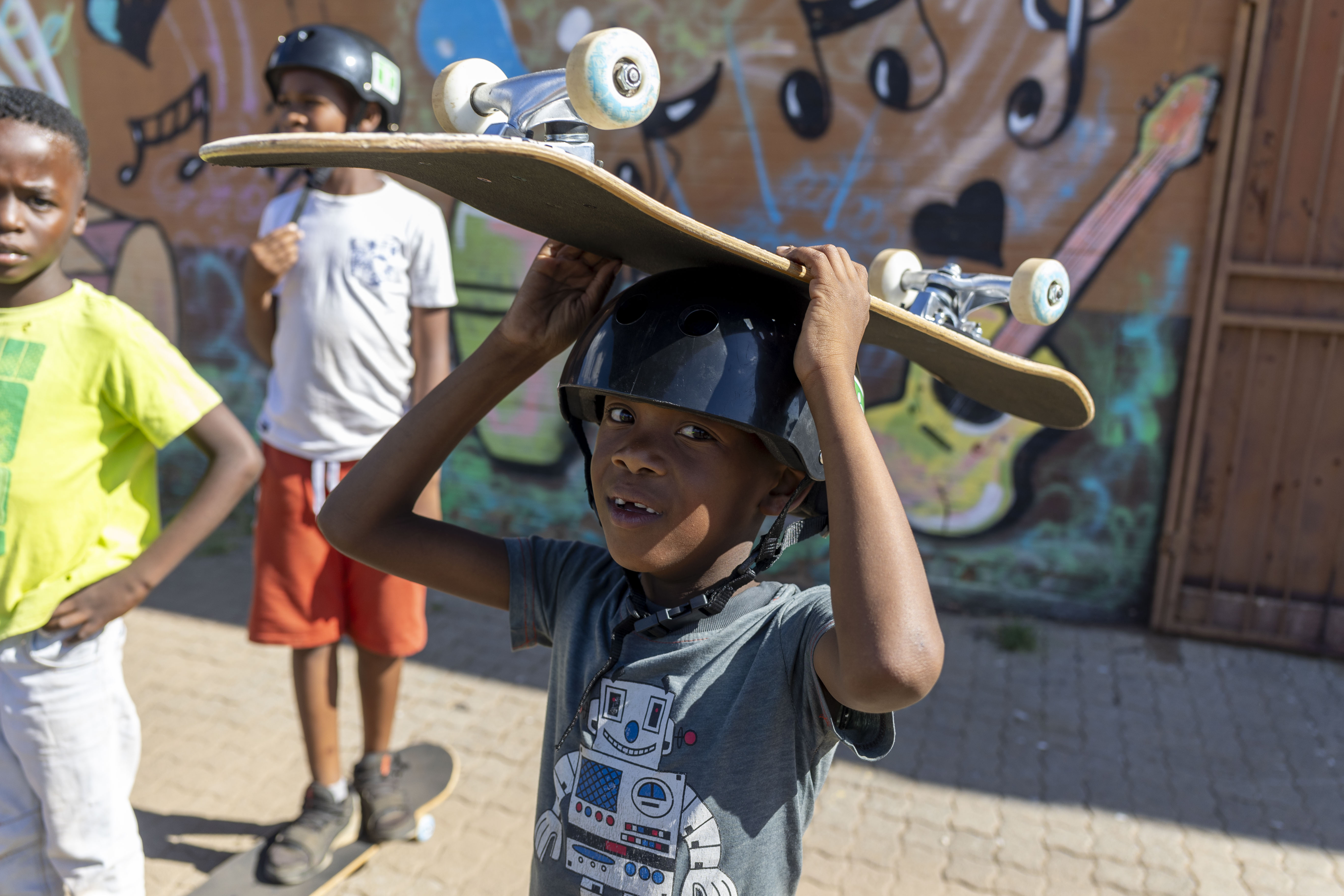 Mamelodi Skate Club School Holiday Programme, skateboarding