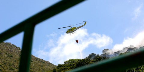 Firefighters scramble again as blazes break out in and around Cape Town