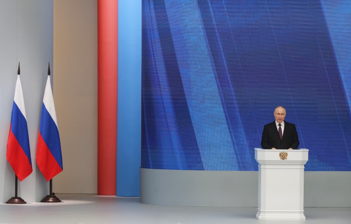 Putin asks voters, including in annexed Ukrainian areas, to determine Russia’s future