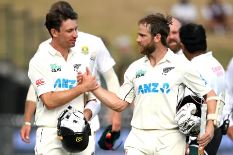 Williamson and O’Rourke power Black Caps to historic series win over inexperienced Proteas