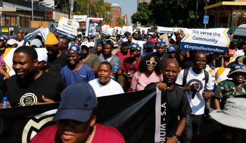 ‘We just want to work’ – unemployed healthcare workers appeal to Union Buildings