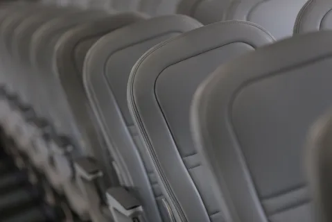 The next plane seats are made from cactus skin and fishing nets