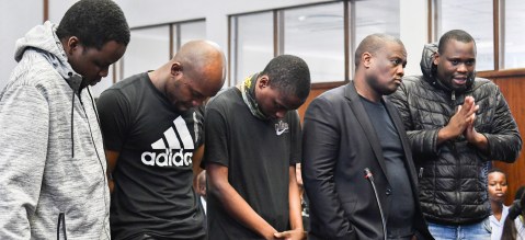 Police top brass sit in at court as five suspects appear for murder of rapper AKA and Motsoane