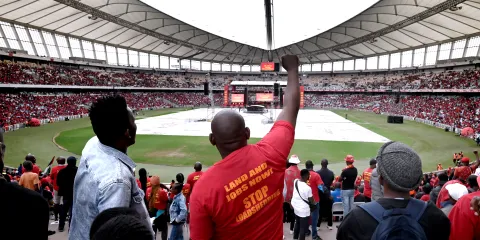 While parties look to #FillUpTheStadium, rallies are no indicator of election results