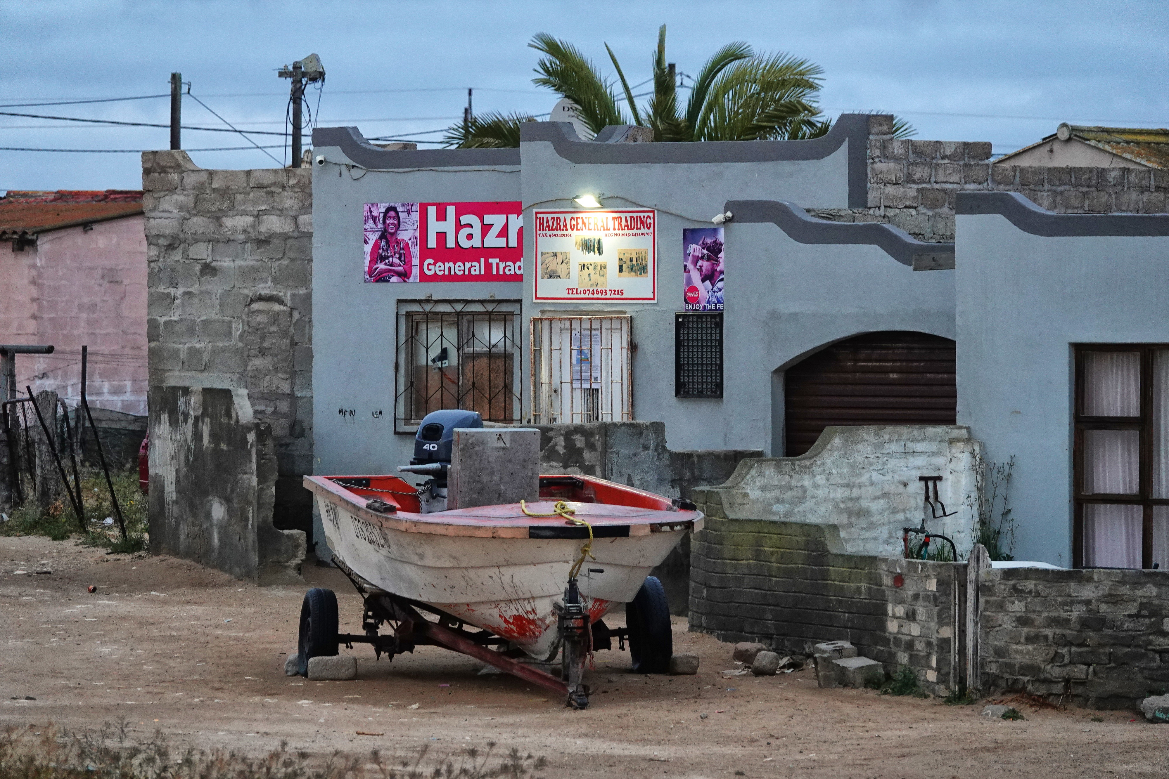 Even the local shop owner is a part-time fisherman in Hondeklip Bay