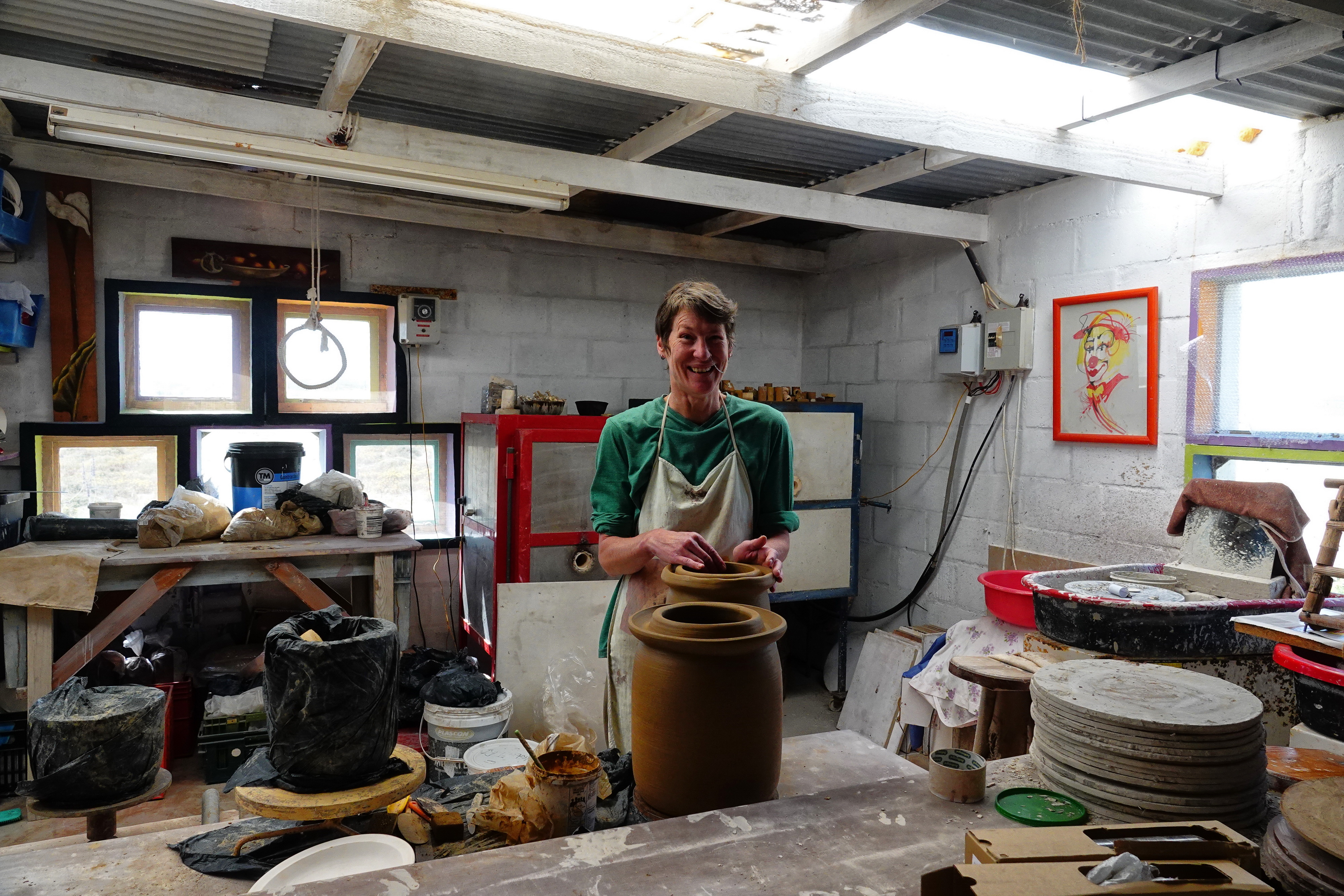 Nanette Hough, one of the potters of Hondeklip Bay. Image: Chris Marais
