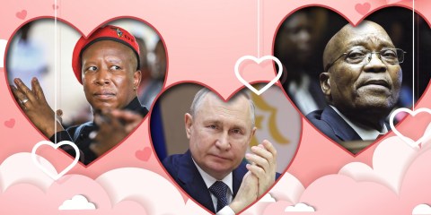 Madly in love — Valentine’s hugs and kisses from the hearts of kleptocrats to you, lovely fools