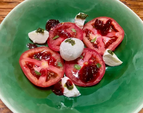 Throwback Thursday: Caprese salad with a touch of the Karoo