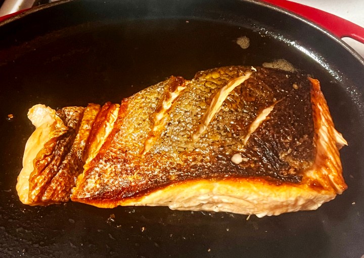 What’s cooking today: Pan-grilled Norwegian salmon