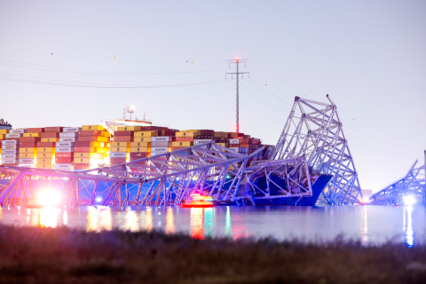 Baltimore workers to move crashed cargo ship that downed bridge