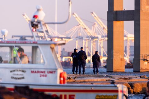 Divers recover two bodies from harbor after Baltimore bridge collapse