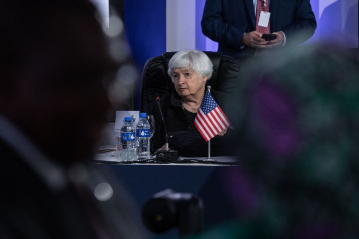 Yellen Says Russia Assets Are No Substitute for Ukraine Aid