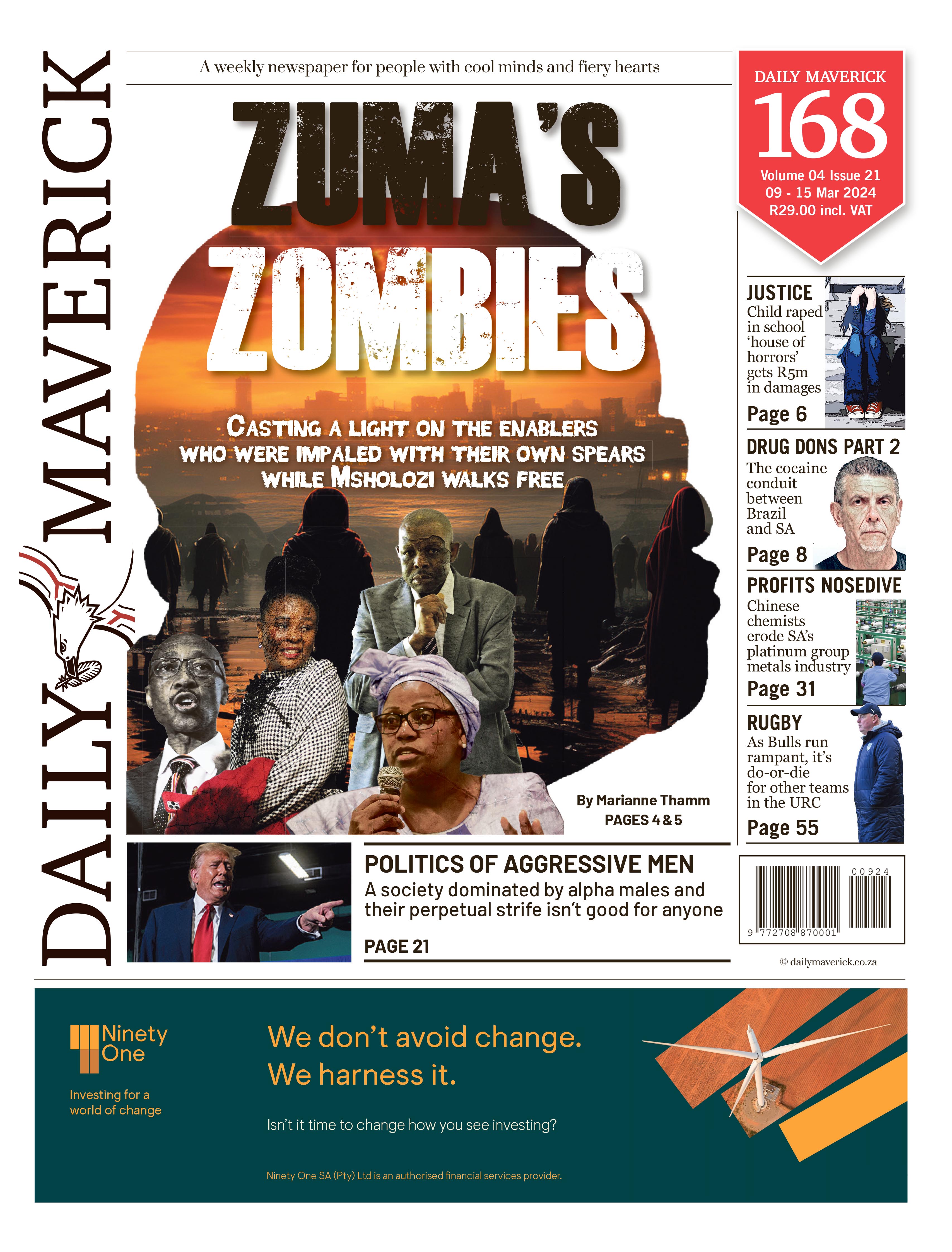 Daily Maverick front page