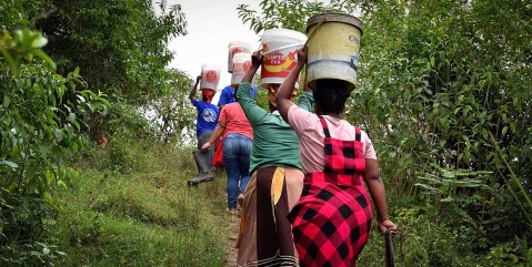 Shared gumboots, paint buckets and a long walk — how Eastern Cape women collect water