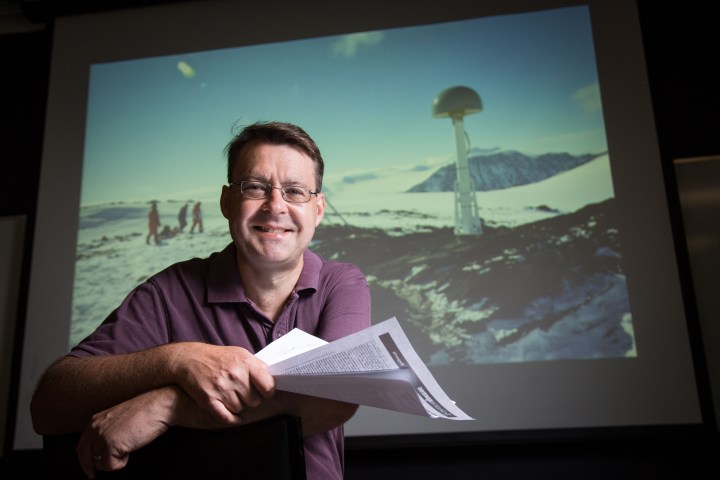Professor Matt King, director at the Australian Centre for Excellence in Antarctic Science. (Photo: University of Tasmania)