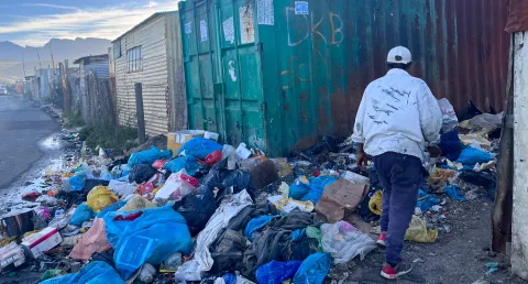 Cape Town contract waste collection workers down tools over unpaid wages dating to January