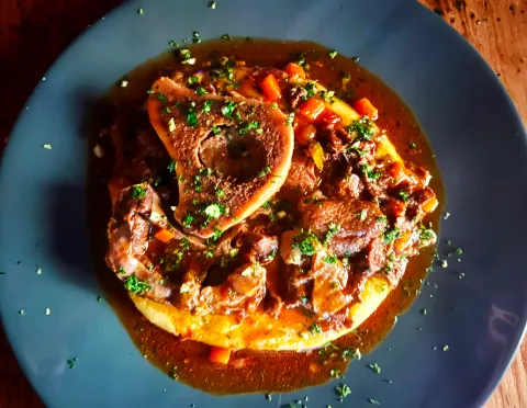 Throwback Thursday: Beef shin stew with gremolata