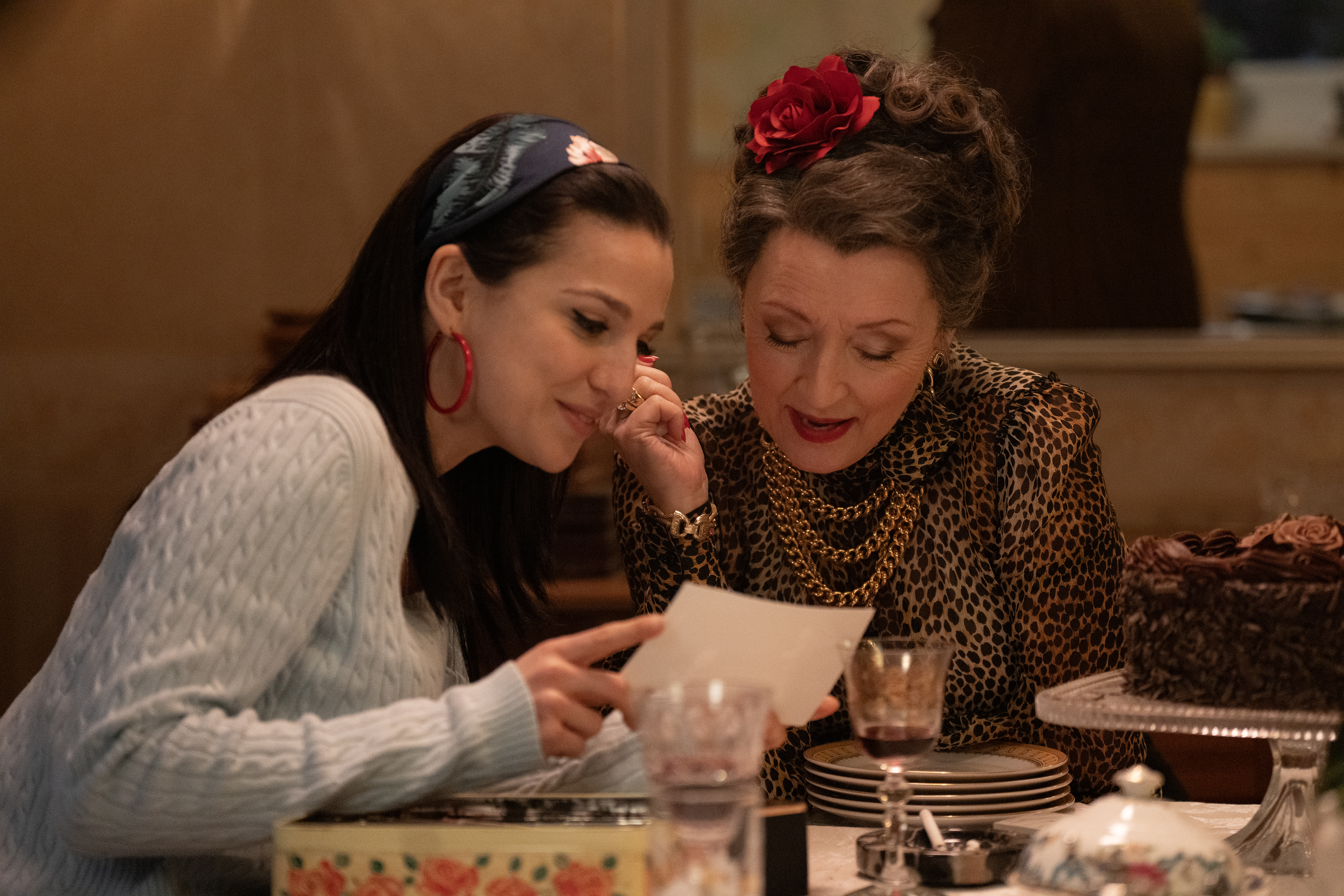Marisa Abela stars as Amy Winehouse and Lesley Manville as Cynthia Winehouse