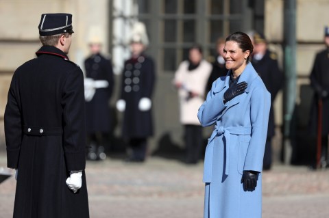 Swedish Crown Princess Victoria starts officer training