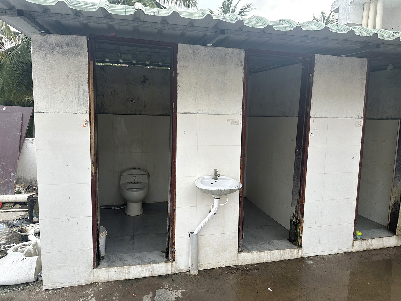 shrimp factory toilets